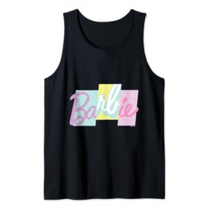 Barbie - Pannel Logo Tank Top