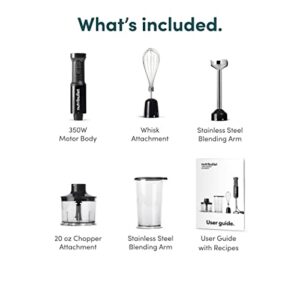 Nutribullet Immersion Blender – Deluxe Set, Black, 30 oz