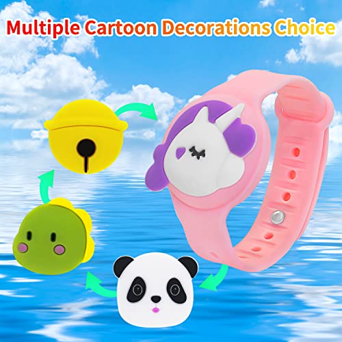 2PACK Holder for Apple Airtag, Air Tag DIY Cute Toddler Hidden Adjustable Watch Band Anti-Lost Waterproof Silicone Case