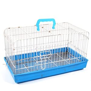 iplusmile Heavy Duty Dog Crate Pet Cage Handle, Replacement Pet Cage Crate Handles Cage Handles for Hamster Rabbit Squirrel Chinchilla Cage (10pcs, Sky- Blue) Outdoor Cat Enclosures