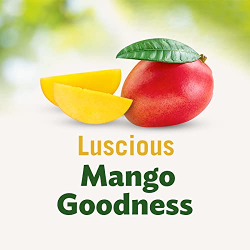 Del Monte Diced Mango in Extra Light Syrup, Canned Fruit, 12 Pack, 15 oz Can, Yellow