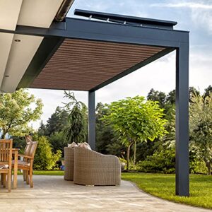 VICLLAX 90% Shade Fabric Sun Shade Cloth Privacy Screen with Reinforced Grommets for Outdoor Patio Garden Pergola Cover Canopy 6x8 FT, Mocha