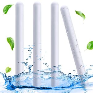 4 Pcs Drying Stick for Toys Drying Rod Stick Diatomite Stick Moisture Absorbing Stick Clean Water Absorption Rod Diatomaceous Earth Desiccant for Home Laundry, White (Basic Style, 5.7 x 0.5 Inch)