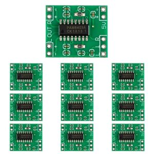 eplzon pam8403 ultra mini digital power amplifier board 2×3w class d 2.5-5v input can be powered by usb(pack of 10 pcs)