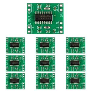 EPLZON PAM8403 Ultra Mini Digital Power Amplifier Board 2×3W Class D 2.5-5V Input can be Powered by USB(Pack of 10 pcs)