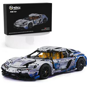 nifeliz genera sports car building toy sets for adults, a colletible supercar model to build and display, gift for sports car fans and adults (2,910 pieces)