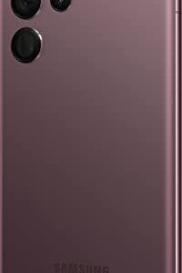 SAMSUNG Galaxy S22 Ultra S9080 5G 512GB ROM 12GB RAM Factory Unlocked (GSM Only | No CDMA - not Compatible with Verizon/Sprint) Global Version Mobile Cell Phone - Burgundy