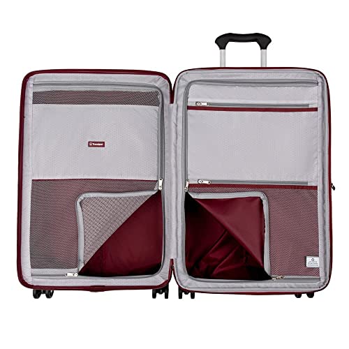 Travelpro Maxlite Air Hardside Expandable Luggage, 8 Spinner Wheels, Lightweight Hard Shell Polycarbonate, Cabernet, 2-Piece Set (21/25)