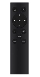 replacement remote control compatible with tcl soundbar alto 3 ts3100 ts3100-na & alto 7 ts7010 ts7000 alto 6 ts6100 ts6100-na alto 6+ ts6110 ts6110-na home audio sound bar