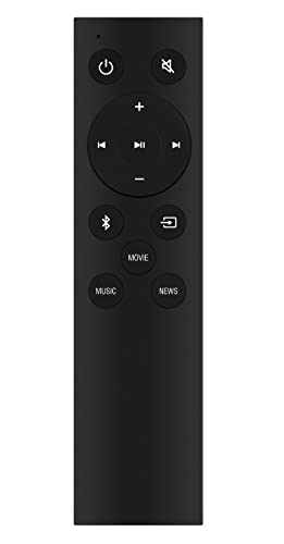 Replacement Remote Control Compatible with TCL Soundbar Alto 3 TS3100 TS3100-NA & Alto 7 TS7010 TS7000 Alto 6 TS6100 TS6100-NA Alto 6+ TS6110 TS6110-NA Home Audio Sound Bar