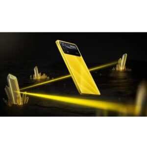 Poco X4 PRO 5G + 4G Volte Global Unlocked 128GB + 6GB GSM 6.6" 108 mp Triple Camera (Not Verizon/Boost/Cricket/At&T/Metro/Tmobile CDMA) + Car Fast Car Charger Bundle (Yellow)
