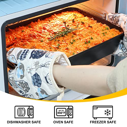 HONGBAKE Lasagna Pan 3 Inch Deep, 15x10" Baking Pan for Oven, Nonstick Cake Baking Dish for Brownie, Roasting Pans with Stainless Steel Handles, Heavy Duty, Dishwasher Safe, Dark Grey