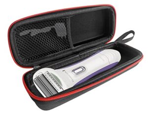 fitsand hard case compatible for remington wdf5030acdn smooth & silky electric shaver