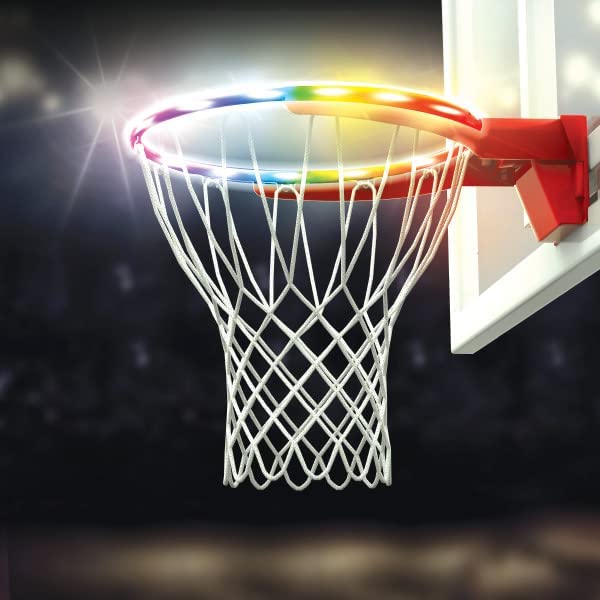 Cipton Basketball LED Rim Lights, Perfect for Basketball Hoop Outdoor and Indoor, Outdoor Games, Basketball Accessories, Remote Included