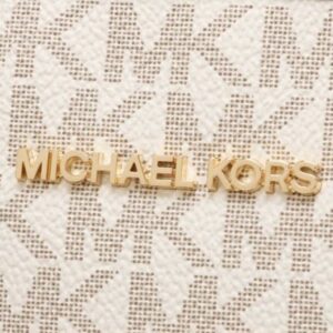 Michael Kors XS Carry All Jet Set Travel Womens Tote (Light Cream Multi)