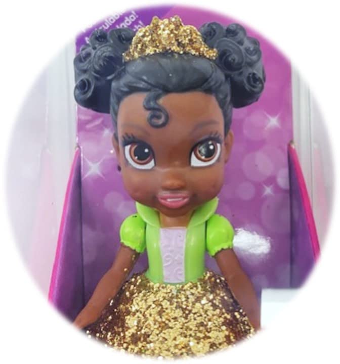 Amarina Packed in Clear Box for Gift Disney Princess Mini Poseable 3.5'' Doll Choose from All 11 Style Princess Characters (Tiana)