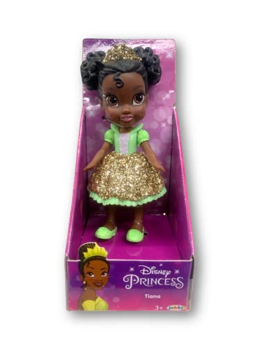 Amarina Packed in Clear Box for Gift Disney Princess Mini Poseable 3.5'' Doll Choose from All 11 Style Princess Characters (Tiana)