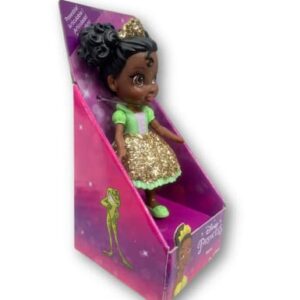 Amarina Packed in Clear Box for Gift Disney Princess Mini Poseable 3.5'' Doll Choose from All 11 Style Princess Characters (Tiana)