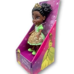 Amarina Packed in Clear Box for Gift Disney Princess Mini Poseable 3.5'' Doll Choose from All 11 Style Princess Characters (Tiana)