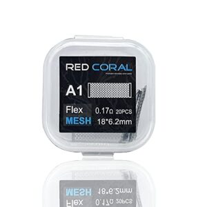 red coral flex mesh a1 pack of 20 strips (0.17Ω)