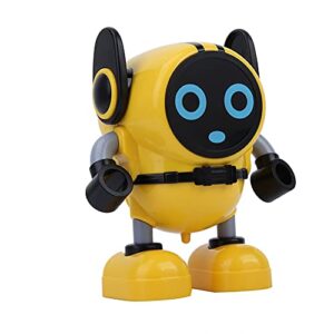 mini robot gyro, robot gyro robot intelligence toy for children for playing for birthday children gift(yellow)