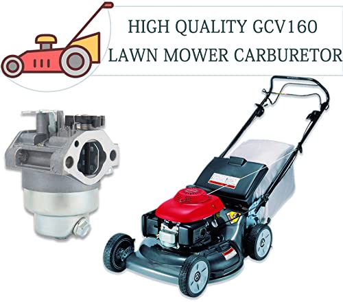 GCV160 Carburetor for Honda 160LAO GCV160LA GCV160A GCV160LE Engine HRT216 HRZ216 HRB216 HRR216 HRS216 Lawn Mower, GCV160 Carb Fit for GCV160 Cold Water Pressure Washer Replace 16100-ZMO-804