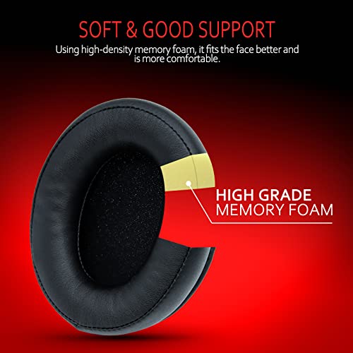 Krone Kalpasmos Earpads for HyperX Headset, HyperX Cloud 2 Replacement Earpads, HyperX Clouds Ear Pads, fit HyperX Cloud ALPHA/1/2/WIRELESS/ALPHA/ALPHA S/CORE/Stinger/Flight/Mix