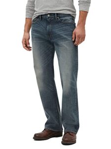 gap mens relaxed fit jeans, authentic medium, 32w x 32l us