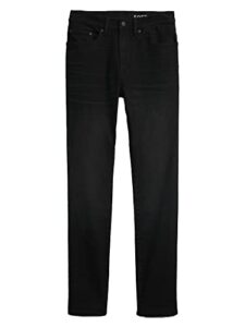 gap mens soft high stretch skinny fit jeans, washed black, 36w x 32l us