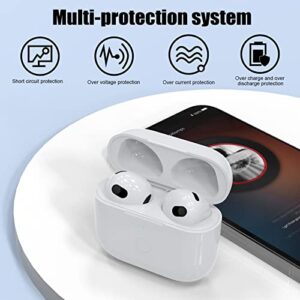 Wireless Charging Case Compatible with AirPods 3rd Generation Charging Case Cover, Replacement Charger Case Cover for Air Pods 3 Gen with Bluetooth Sync Quick-Pairing Button (Earbuds Not Included)