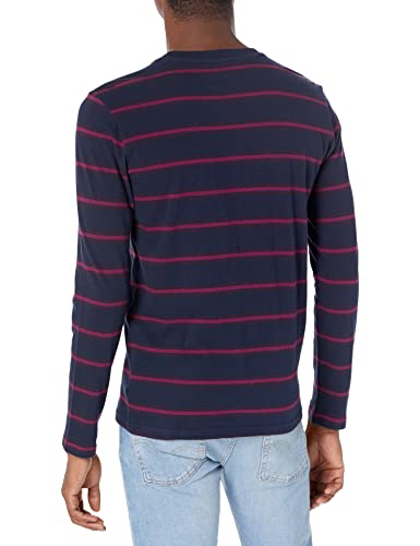 GAP Mens Everyday Soft Long Sleeve T-Shirt T Shirt, Tapestry Navy, Small US