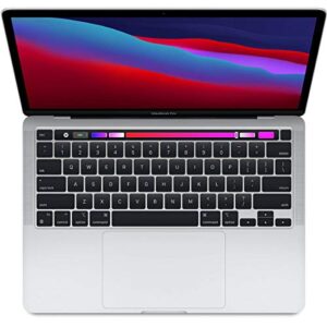 Late 2020 Apple MacBook Pro with M1 Chip (13.3 inch, 16GB RAM, 512GB SSD) Silver (Renewed)