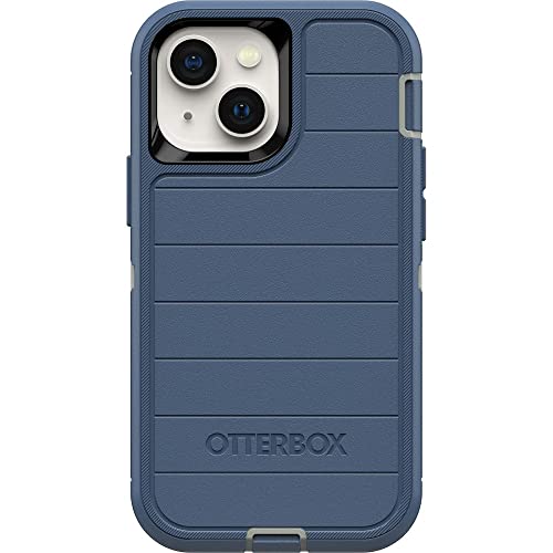 OtterBox Defender Series Case for Apple iPhone 13 Mini - Non-Retail Packaging, Kickstand(Fort Blue)