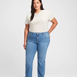 GAP Womens Classic Straight Fit Jeans, Medium Masco, 31 Regular US