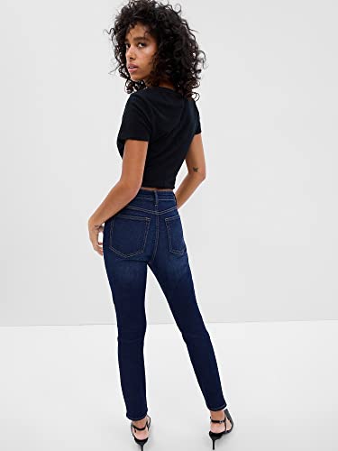 GAP Womens High Rise Favorite Jegging Jeans, Dark Moon, 29 Regular US