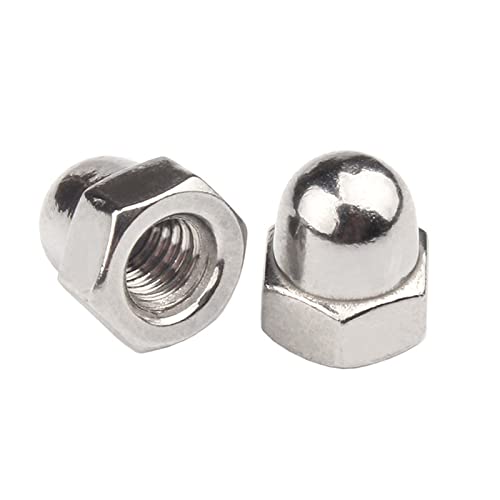 1/4"-20 Acorn Cap Nuts, Stainless Steel 18-8 (304) Acorn Cap Nuts, 50pcs