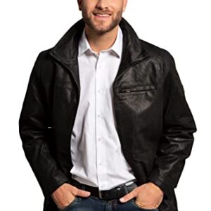 JP 1880 Menswear Big & Tall Plus Size L-8XL Leather Jacket Set black XXX-Large 705620130