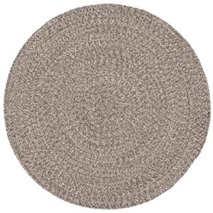safavieh braided collection area rug - 2'6" x 4' oval, ivory & beige, handmade country rustic farmhouse reversible cotton, ideal for high traffic areas in living room, bedroom (brd256b)