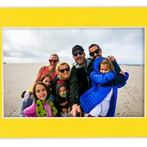 20x30 Mat for 24x36 Frame - Precut Mat Board Acid-Free Yellow 20x30 Photo Matte Made to Fit a 24x36 Picture Frame, Premium Matboard for Family Photos, Show Kits, Art, Picture Framing, Pack of 25 Mats