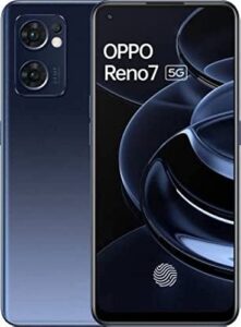 oppo reno7 5g dual-sim 256gb rom + 8gb ram (gsm | cdma) factory unlocked 5g smartphone (starry black) - international version
