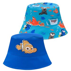 finding nemo kids sun hat, toddler bucket hat for boys, reversible kids sun hat boys bucket hat featuring finding dory