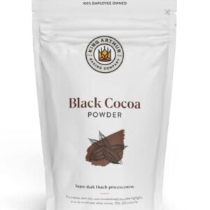 King Arthur Black Cocoa, Dutch Processed Cocoa Powder, Perfect for Baking, 14 Ounces