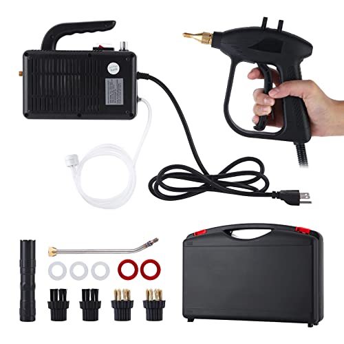 High Pressure Steam Cleaner, WICHEMI Handheld High Temperature Steamer 1700W Multifunction Portable Electric Steam Cleaning Machine for Kitchen Bathroom Cleaning Floor Car Detailing