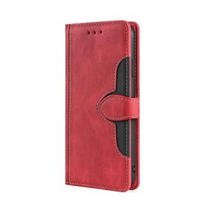 CYR-Guard Wallet Folio Case for Oppo Reno 6 PRO 5G Snapdragon Edition, Premium PU Leather Slim Fit Cover, Easy Carry, Red