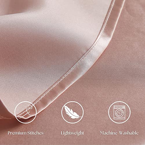 VÉNERA Silk Pillowcase - 22 Momme 100% Pure Mulberry Silk for Hair and Skin, Envelope Closure, Both Sided 22 Momme Grade 6A Silk, Soft&Hypoallergenic (Standard 20''x26'', Caramel)