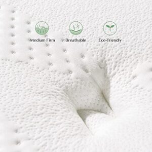 Novilla Mattress Cal King, 12 Inch Hybrid Pillow Top King California Mattress in a Box Innerspring for a Cool & Peaceful Sleep