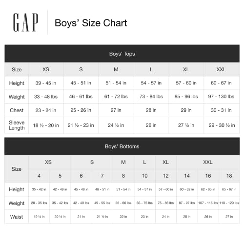 GAP Boys Logo Hoodie Sweatshirt, Blue Galaxy, Large US