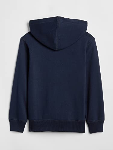 GAP Boys Logo Hoodie Sweatshirt, Blue Galaxy, Large US