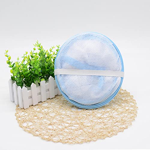 Qtopun Foldable Hanging Mesh Dryer, Sweater Drying Rack Single-Layer Flat Clothes Drying Net Laundry Hanging Mesh Rack for Underwear Lingerie Toy Herb --- Blue