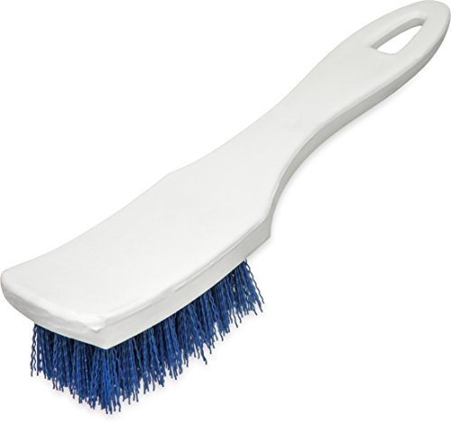 SPARTA 41395EC14 Plastic Scrub Brush, Detail Brush, Kitchen Brush With Hanging Hole For Cleaning, 7 Inches, Blue
